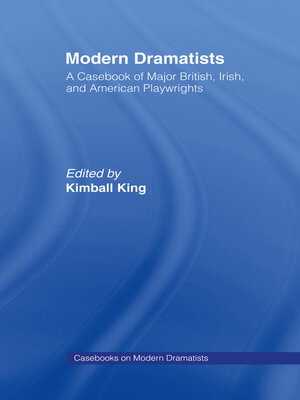 cover image of Modern Dramatists